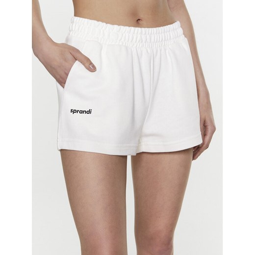 Sprandi Szorty sportowe SP3-SKD022 Biały Regular Fit ze sklepu MODIVO w kategorii Szorty - zdjęcie 182750762