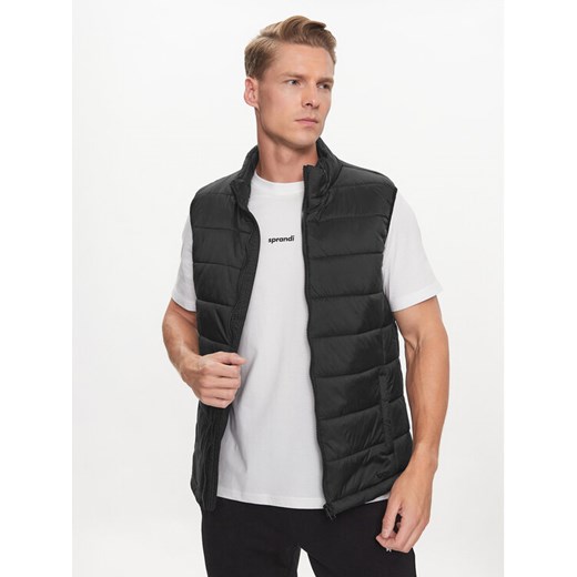 Sprandi Kamizelka SP3-KAM010 Czarny Regular Fit ze sklepu MODIVO w kategorii Kamizelki męskie - zdjęcie 182750782
