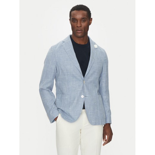 BOSS Marynarka C-Hanry-252 50540742 Błękitny Slim Fit ze sklepu MODIVO w kategorii Marynarki męskie - zdjęcie 182750853