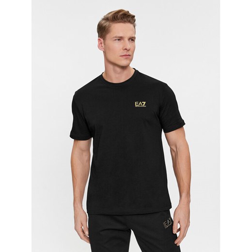 EA7 Emporio Armani T-Shirt 8NPT18 PJ02Z 0208 Czarny Regular Fit 3XL MODIVO