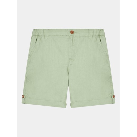 United Colors Of Benetton Szorty materiałowe 4BE7G9012 Zielony Regular Fit ze sklepu MODIVO w kategorii Spodenki niemowlęce - zdjęcie 182750951
