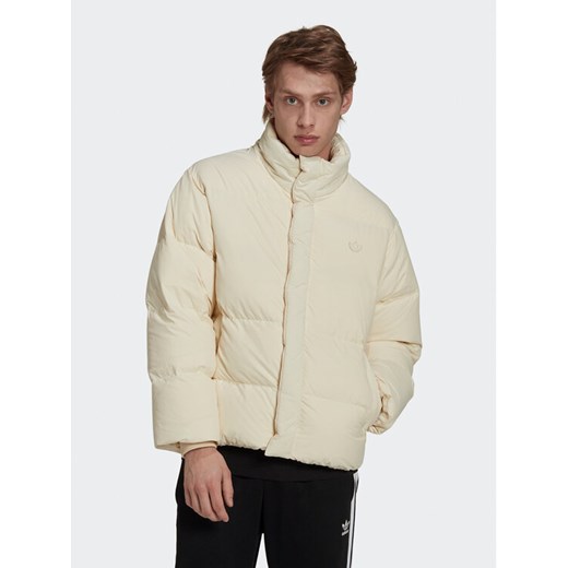 adidas Kurtka puchowa HL9201 Écru Regular Fit ze sklepu MODIVO w kategorii Kurtki męskie - zdjęcie 182750981