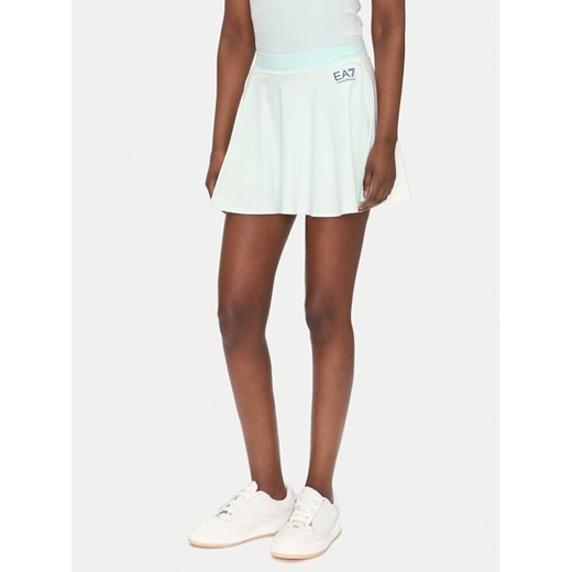 EA7 Emporio Armani Spódnica tenisowa 7W000204 AF13282 M9040 Biały Regular Fit ze sklepu MODIVO w kategorii Spódnice - zdjęcie 182751004