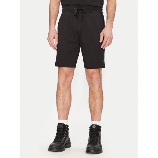 Moose Knuckles Szorty sportowe Dalon M15MR807 Czarny Regular Fit ze sklepu MODIVO w kategorii Spodenki męskie - zdjęcie 182751020