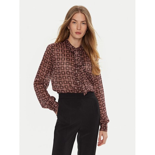 Guess Koszula Oriane W4BH63 WGLE2 Bordowy Regular Fit ze sklepu MODIVO w kategorii Koszule damskie - zdjęcie 182751042