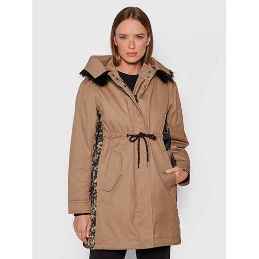 Pinko Parka Byway 1G16B1 Y75Q Brązowy Regular Fit ze sklepu MODIVO w kategorii Parki damskie - zdjęcie 182751052