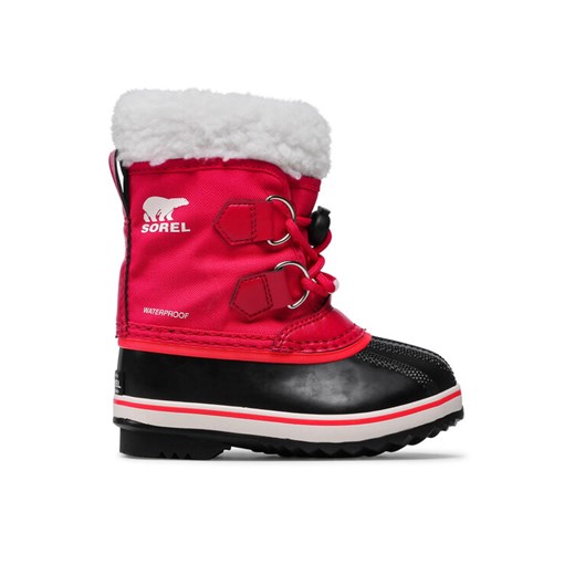 Sorel Śniegowce Childrens Yoot Pac Nylon Wp NC1962 Różowy ze sklepu MODIVO w kategorii Buty zimowe dziecięce - zdjęcie 182751061