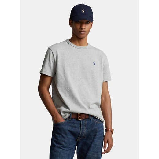 Polo Ralph Lauren T-Shirt Classics 710811284004 Szary Regular Fit ze sklepu MODIVO w kategorii T-shirty męskie - zdjęcie 182751071