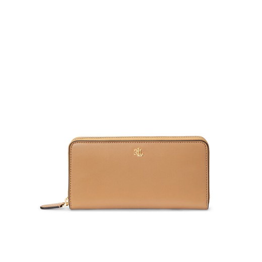LAUREN RALPH LAUREN Portfel damski 432876730013 Brązowy ze sklepu MODIVO w kategorii Portfele damskie - zdjęcie 182751090