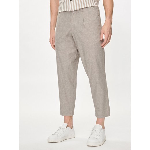 Jack&Jones Spodnie materiałowe Bill 12248993 Szary Regular Fit ze sklepu MODIVO w kategorii Spodnie męskie - zdjęcie 182751091