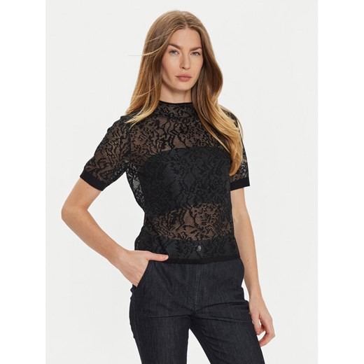 TWINSET Bluzka 242TP3010 Czarny Slim Fit Twinset S MODIVO