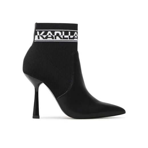 KARL LAGERFELD Botki KL31353 Czarny ze sklepu MODIVO w kategorii Botki - zdjęcie 182751120