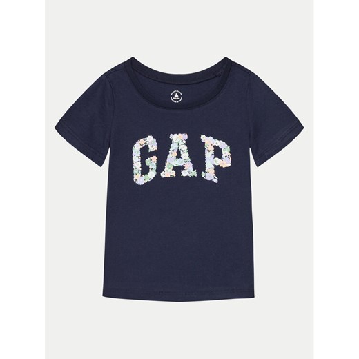 Gap T-Shirt 862085 Granatowy Regular Fit ze sklepu MODIVO w kategorii Bluzki dziewczęce - zdjęcie 182751144