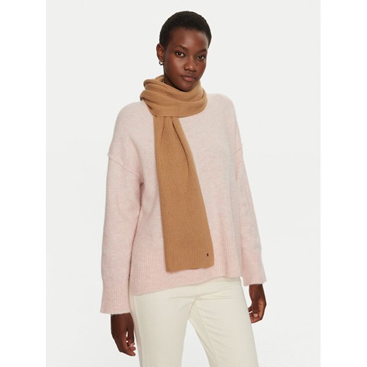 Tommy Hilfiger Szalik Essential AW0AW16640 Beżowy ze sklepu MODIVO w kategorii Szaliki i chusty damskie - zdjęcie 182751280
