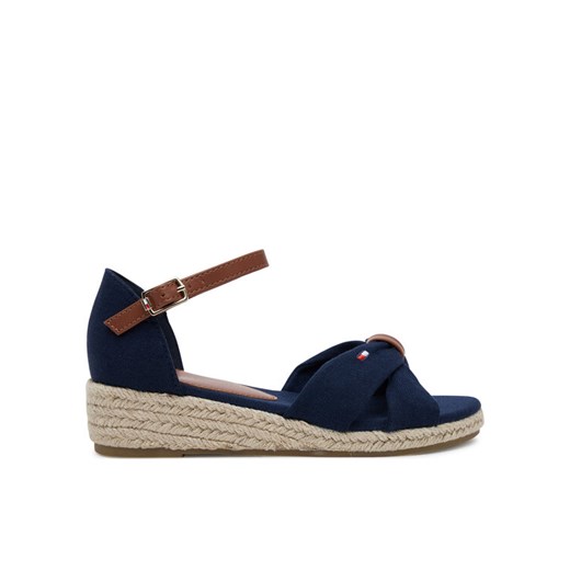 Tommy Hilfiger Espadryle T3A7-33801-0048 M Granatowy ze sklepu MODIVO w kategorii Sandały dziecięce - zdjęcie 182751283