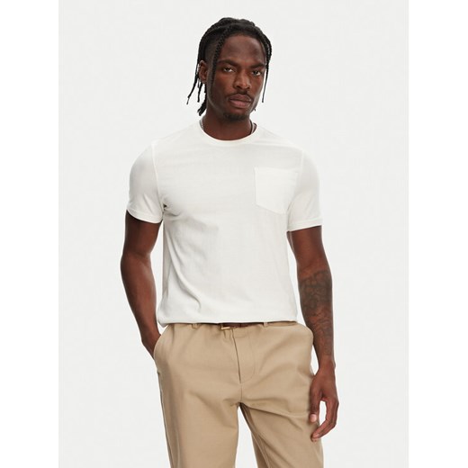 Robe di Kappa T-Shirt Dorel 64131EW Écru Regular Fit ze sklepu MODIVO w kategorii T-shirty męskie - zdjęcie 182751341