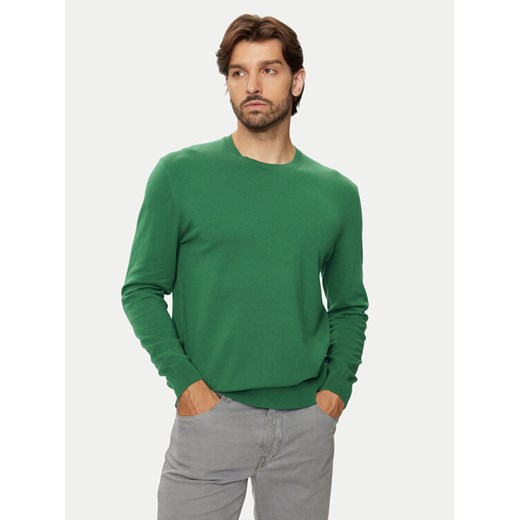 United Colors Of Benetton Sweter 10CVU1N60 Zielony Regular Fit ze sklepu MODIVO w kategorii Swetry męskie - zdjęcie 182751520