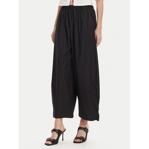 PINKO Spodnie materiałowe 105210 A2LD Czarny Relaxed Fit ze sklepu MODIVO w kategorii Spodnie damskie - zdjęcie 182751630