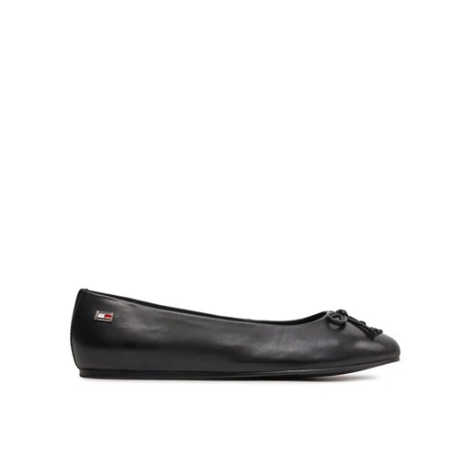 Tommy Hilfiger Baleriny Essential Chic Ballerina FW0FW08059 Czarny ze sklepu MODIVO w kategorii Balerinki - zdjęcie 182751701