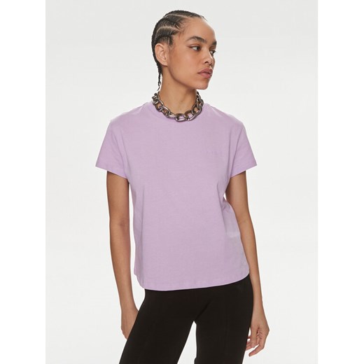 Patrizia Pepe T-Shirt 2M4373/J111-M495 Fioletowy Regular Fit ze sklepu MODIVO w kategorii Bluzki damskie - zdjęcie 182751703