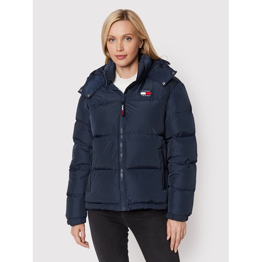 Tommy Jeans Kurtka puchowa Alaska DW0DW14661 Granatowy Regular Fit ze sklepu MODIVO w kategorii Kurtki damskie - zdjęcie 182751751