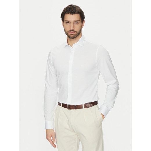 Michael Kors Koszula MD0MD91498 Biały Slim Fit ze sklepu MODIVO w kategorii Koszule męskie - zdjęcie 182751774