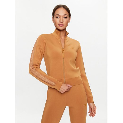 Guess Bluza New Allie V2YQ17 K7UW2 Beżowy Regular Fit ze sklepu MODIVO w kategorii Bluzy damskie - zdjęcie 182751783