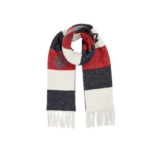 Tommy Hilfiger Szalik Limitless Chic Cb Scarf AW0AW15353 Granatowy ze sklepu MODIVO w kategorii Szaliki i chusty damskie - zdjęcie 182751813