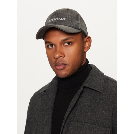 Guess Jeans Czapka z daszkiem M4BZ26 WF8V1 Czarny ze sklepu MODIVO w kategorii Czapki z daszkiem męskie - zdjęcie 182751834