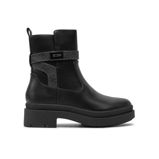 Guess Botki Ovelle2 FLTOVE ELE10 Czarny ze sklepu MODIVO w kategorii Botki - zdjęcie 182751844