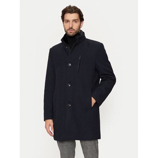 Pierre Cardin Płaszcz przejściowy C4 82600/6101/6315 Granatowy Regular Fit ze sklepu MODIVO w kategorii Płaszcze męskie - zdjęcie 182751852
