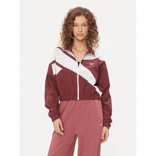 Reebok Kurtka przejściowa Classics Franchise IL4625 Czerwony Relaxed Fit ze sklepu MODIVO w kategorii Kurtki damskie - zdjęcie 182751912