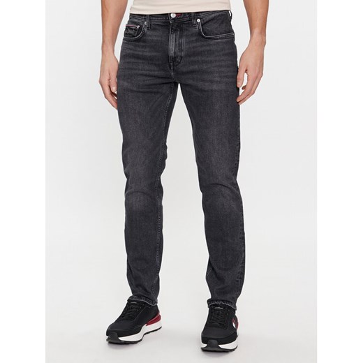Tommy Hilfiger Jeansy Denton MW0MW33344 Szary Straight Fit ze sklepu MODIVO w kategorii Jeansy męskie - zdjęcie 182751923
