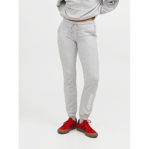 JJXX Spodnie dresowe Riley 12250114 Szary Slim Fit ze sklepu MODIVO w kategorii Spodnie damskie - zdjęcie 182751931