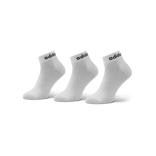 adidas Zestaw 3 par wysokich skarpet unisex HT3451 Biały ze sklepu MODIVO w kategorii Skarpetki damskie - zdjęcie 182751953