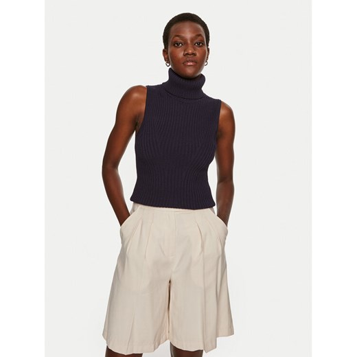 STAUD Golf Callum R24P3141VN Granatowy Slim Fit ze sklepu MODIVO w kategorii Swetry damskie - zdjęcie 182751990