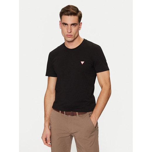 Guess T-Shirt M2YI24 J1314 Czarny Slim Fit ze sklepu MODIVO w kategorii T-shirty męskie - zdjęcie 182751992