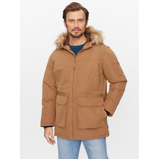 Jack&Jones Kurtka zimowa Wing 12235858 Brązowy Regular Fit ze sklepu MODIVO w kategorii Kurtki męskie - zdjęcie 182752062