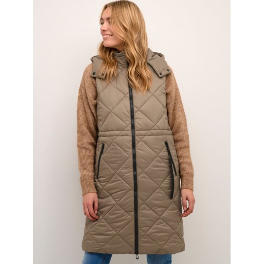 Cream Bezrękawnik Crgaiagro 10611585 Brązowy Loose Fit ze sklepu MODIVO w kategorii Kamizelki damskie - zdjęcie 182752121