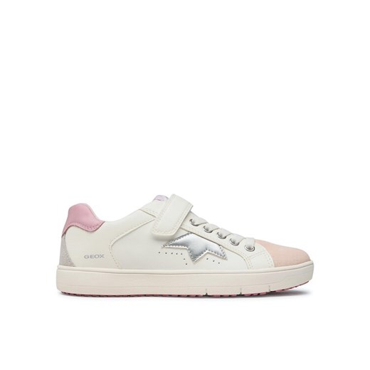 Geox Sneakersy J Silenex Girl J35DWA08554C0674 D Biały ze sklepu MODIVO w kategorii Buty sportowe dziecięce - zdjęcie 182752130