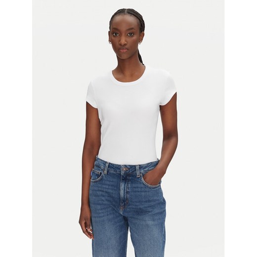 BOSS T-Shirt 50536871 Biały Regular Fit ze sklepu MODIVO w kategorii Bluzki damskie - zdjęcie 182752154