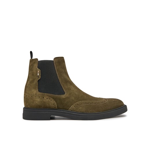 Boss Sztyblety Calev 50523007 Khaki ze sklepu MODIVO w kategorii Buty zimowe męskie - zdjęcie 182752264