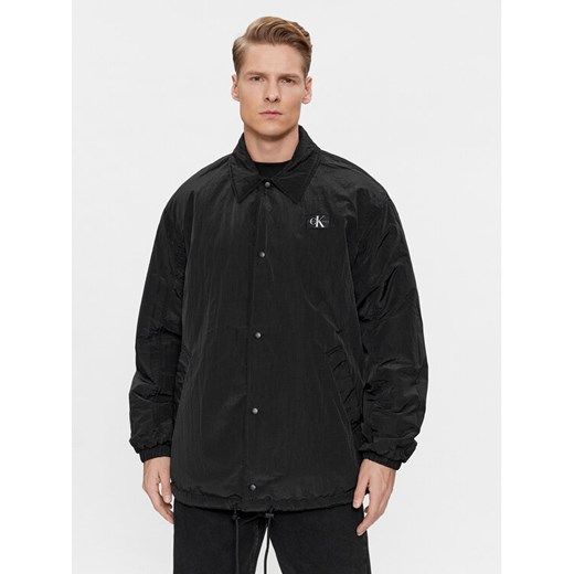 Calvin Klein Jeans Kurtka przejściowa Skater J30J325281 Czarny Relaxed Fit ze sklepu MODIVO w kategorii Kurtki męskie - zdjęcie 182752331