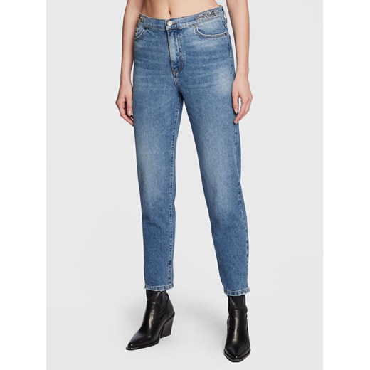 TWINSET Jeansy 222TT2440 Niebieski Regular Fit ze sklepu MODIVO w kategorii Jeansy damskie - zdjęcie 182752343