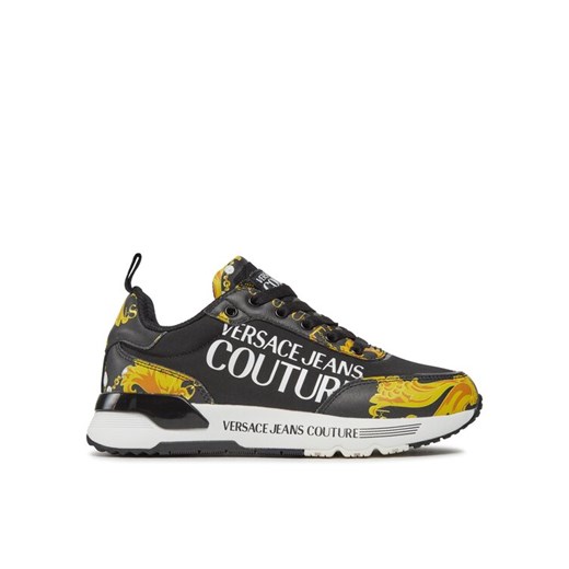 Versace Jeans Couture Sneakersy 75VA3SA3 Czarny ze sklepu MODIVO w kategorii Buty sportowe damskie - zdjęcie 182752360