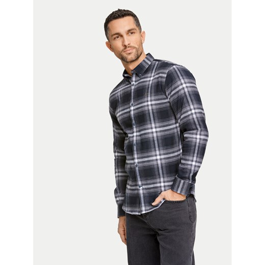 Lindbergh Koszula 30-225054 Szary Relaxed Fit ze sklepu MODIVO w kategorii Koszule męskie - zdjęcie 182752373