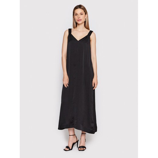 DKNY Sukienka codzienna P2DBTN10 Czarny Regular Fit ze sklepu MODIVO w kategorii Sukienki - zdjęcie 182752400