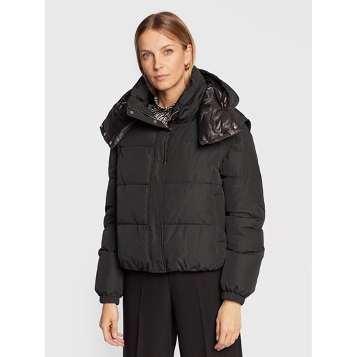 Patrizia Pepe Kurtka zimowa 2O0008/A150-K103 Czarny Regular Fit ze sklepu MODIVO w kategorii Kurtki damskie - zdjęcie 182752430