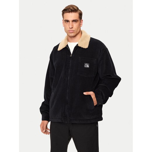 Quiksilver Kurtka przejściowa DNA Sherpa Harrington EQYJK04064 Czarny Regular Fit ze sklepu MODIVO w kategorii Kurtki męskie - zdjęcie 182752434
