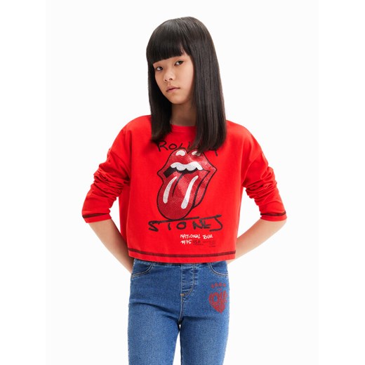Desigual Bluzka 23WGTK17 Czerwony Regular Fit ze sklepu MODIVO w kategorii Bluzki dziewczęce - zdjęcie 182752451